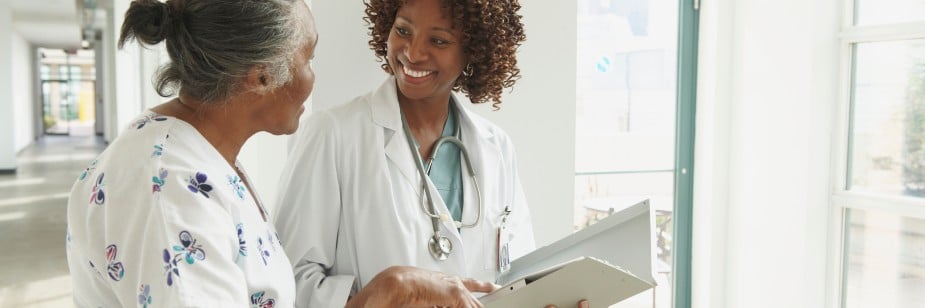 médica com paciente para ilustrar texto sobre sonho de ser médico