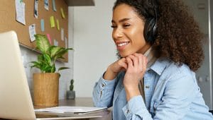 aluna de curso semipresencial